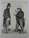 HONORÉ DAUMIER Collection of 16 lithographs.